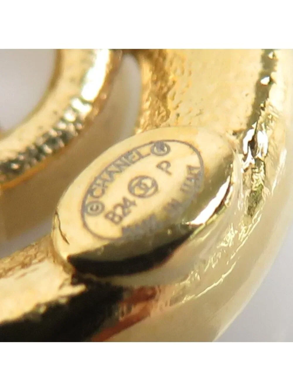 Chanel Earrings White Gold